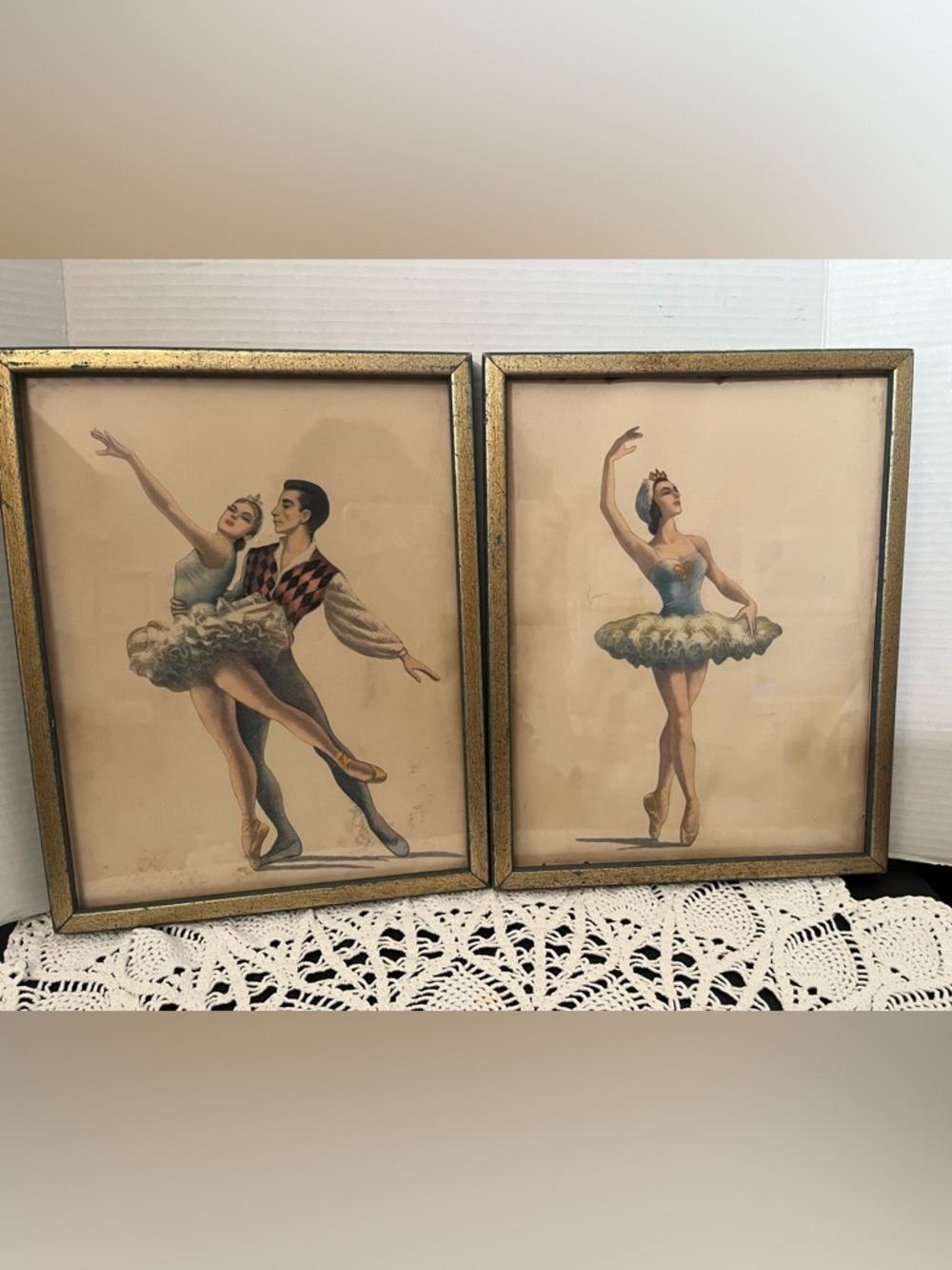Vintage Gina Winde Ballerina Art Prints